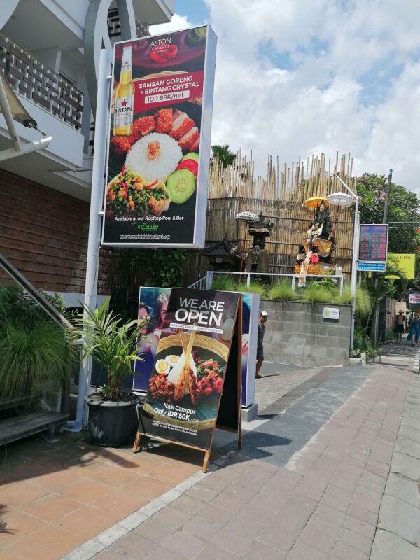 Aston Canggu Beach Resort : Nasi campur 50k!