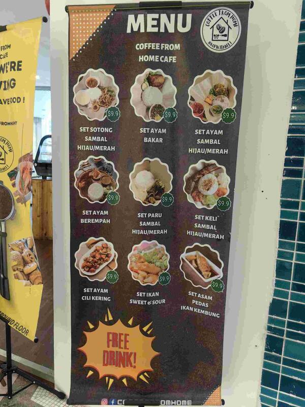 Coffee From Home : Set lunch with free drink at RM9.9