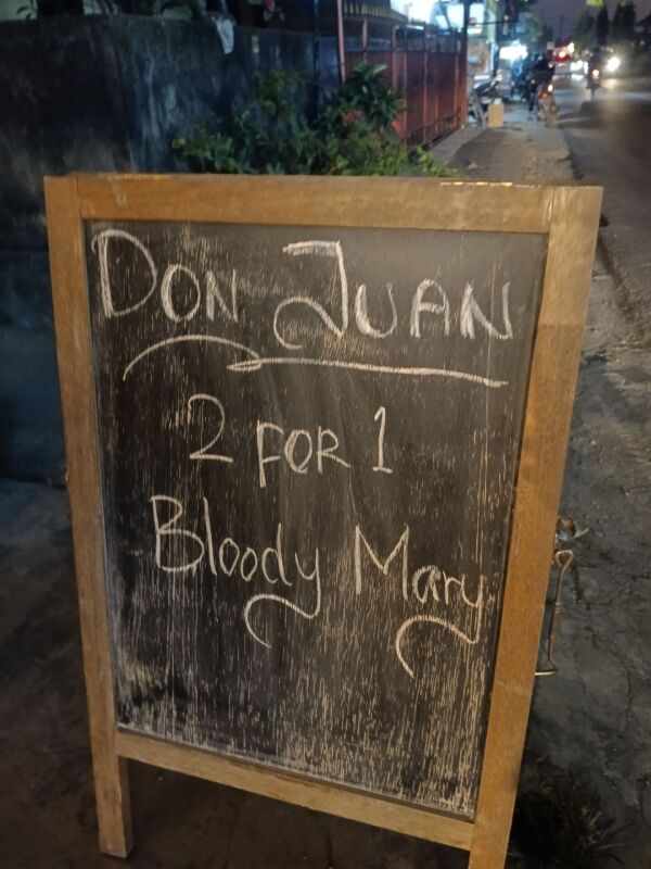 Don Juan Mexican Restaurant and Bar : Two for one Bloody Mary