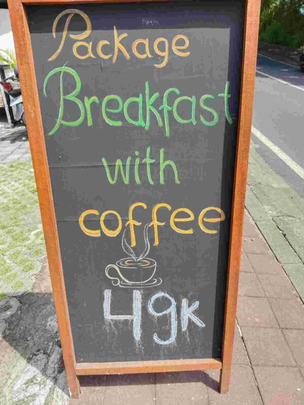 LA BAMBA PIZZA & STEAK HOUSE (WOOD FIRED) : Package breakfast with free coffee