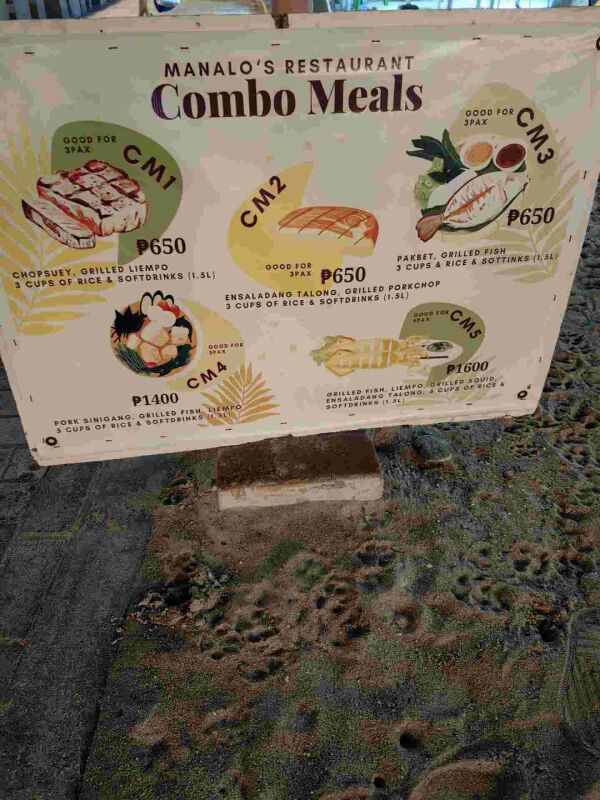 Manalo's Lodge and Restaurant : Combo meal