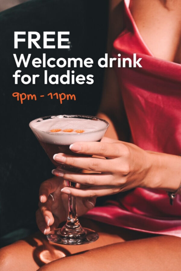 Murmur Restaurant Bar Canggu : Free welcome drink for ladies