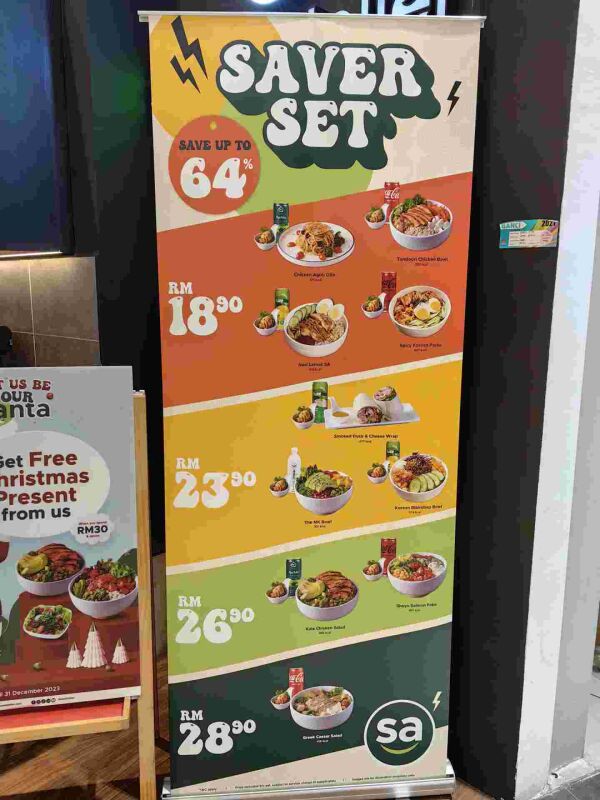 Salad Atelier (NU Sentral) : Saver set.