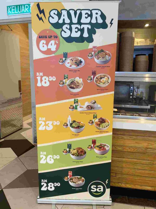 Salad Atelier (Tropicana Gardens Mall) : Saver set from RM 18.90
Save up to 64%