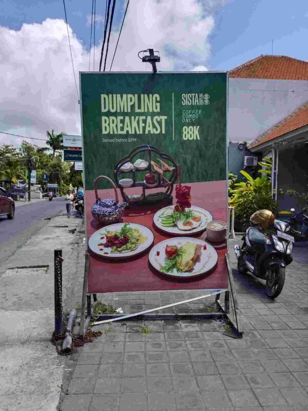 SISTA Dumpling 喜食 Berawa ( last order 10:30 pm ) : Dumpling breakfast
Coffee combo only 88k.